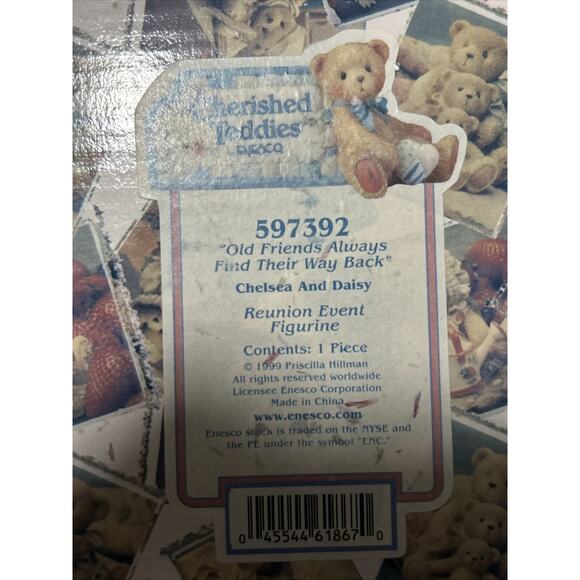 Cherished Teddies Chelsea Daisy Old Friends Find Their Way Back Reunion 597392 - Picture 4 of 4